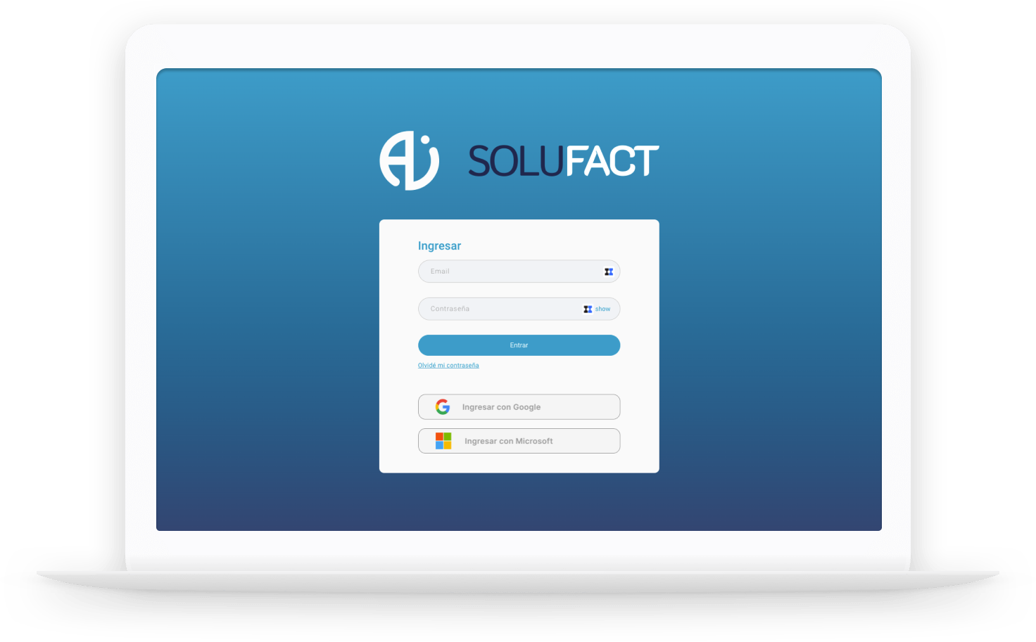 SoluFact pantallas